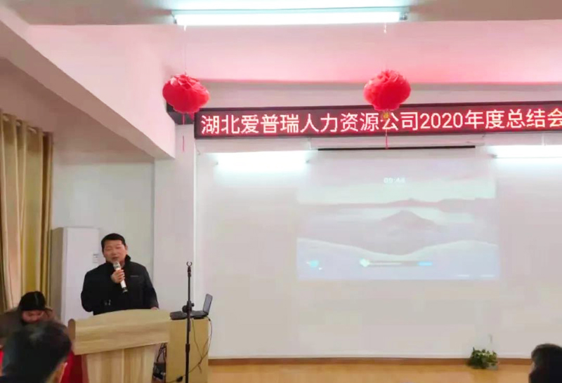 总结年关，策马扬鞭 || 湖北爱普瑞人力资源公司2020年度总结会(图7)