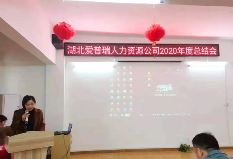 总结年关，策马扬鞭 || 湖北爱普瑞人力资源公司2020年度总结会(图8)