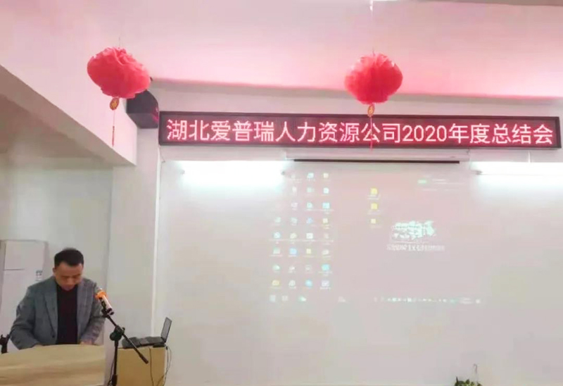 总结年关，策马扬鞭 || 湖北爱普瑞人力资源公司2020年度总结会(图9)